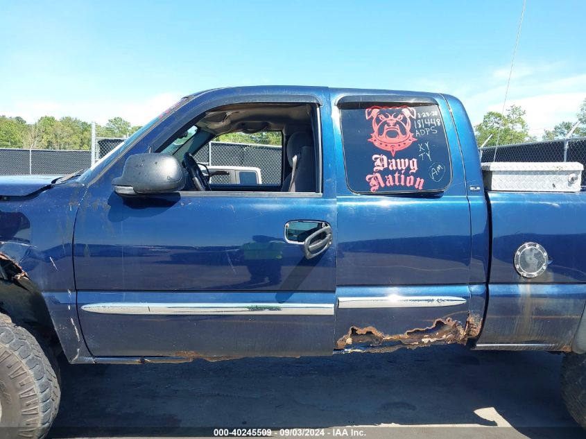 2005 GMC Sierra 1500 Sle VIN: 2GTEK19B951160254 Lot: 40245509