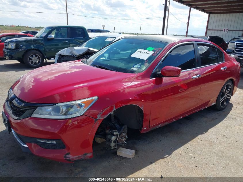 2017 Honda Accord Sport VIN: 1HGCR2F54HA044494 Lot: 40245546