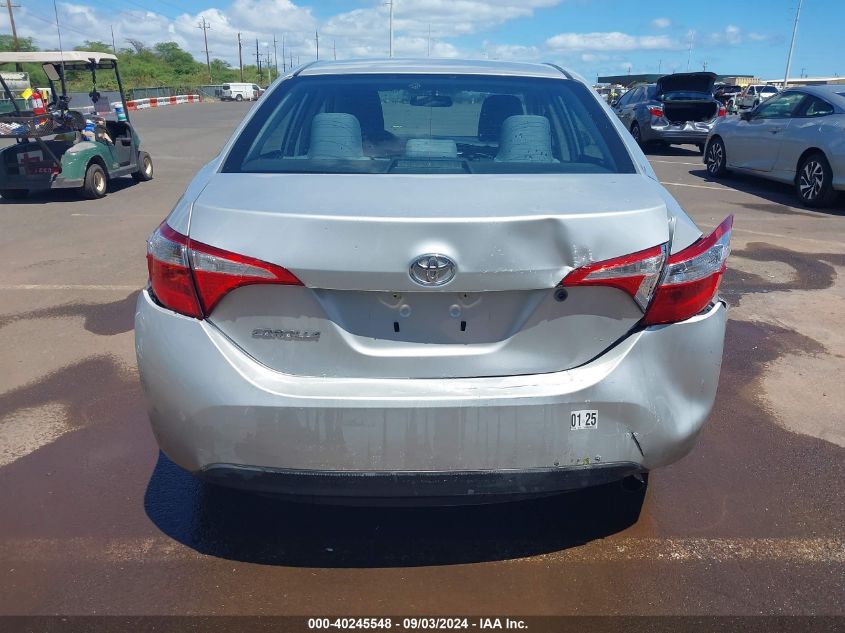 2014 Toyota Corolla L VIN: 5YFBURHEXEP091518 Lot: 40245548