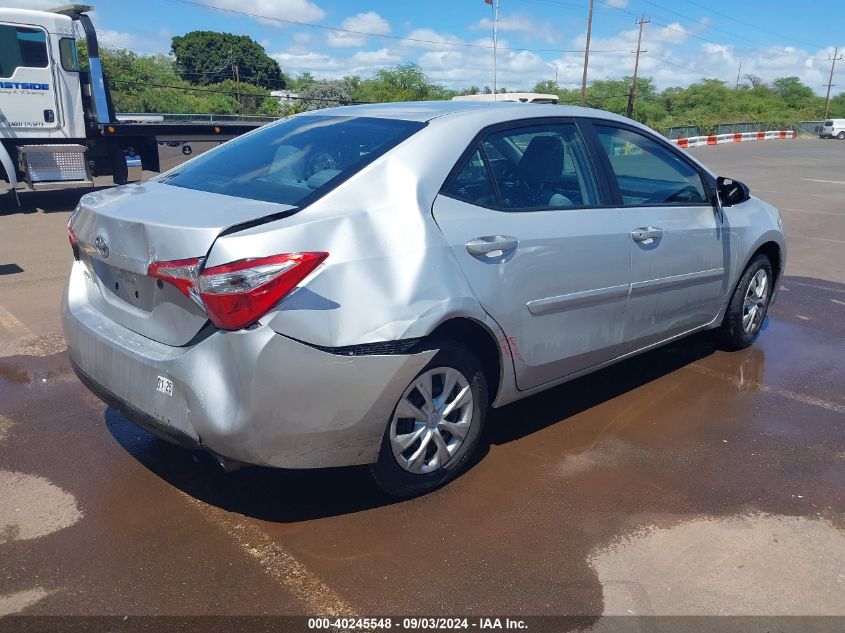 2014 Toyota Corolla L VIN: 5YFBURHEXEP091518 Lot: 40245548