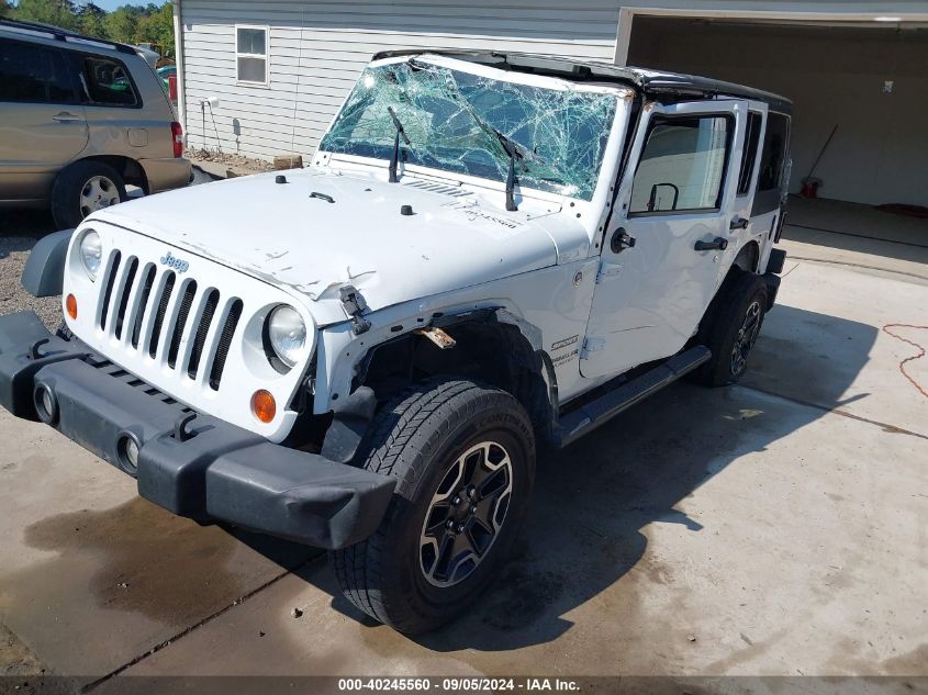 2012 Jeep Wrangler Unlimited Sport VIN: 1C4HJWDG0CL197247 Lot: 40245560