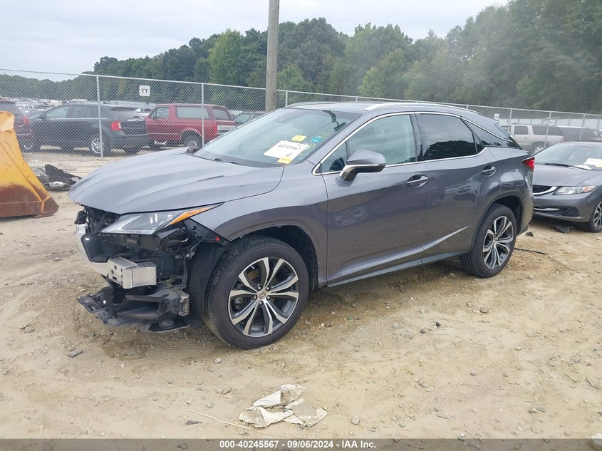 VIN 2T2ZZMCA7HC056992 2017 LEXUS RX 350