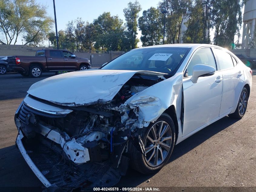 2018 Lexus Es 300H VIN: JTHBW1GGXJ2169057 Lot: 40245578