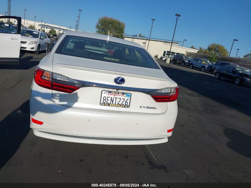 2018 Lexus Es 300H VIN: JTHBW1GGXJ2169057 Lot: 40245578