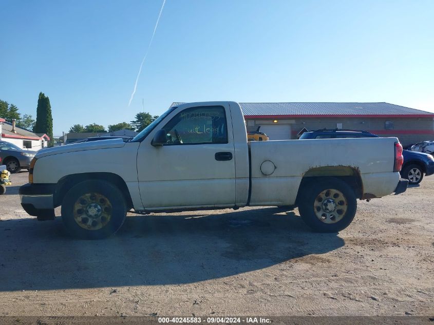 2006 Chevrolet Silverado 1500 Work Truck VIN: 3GCEC14X56G234052 Lot: 40245583