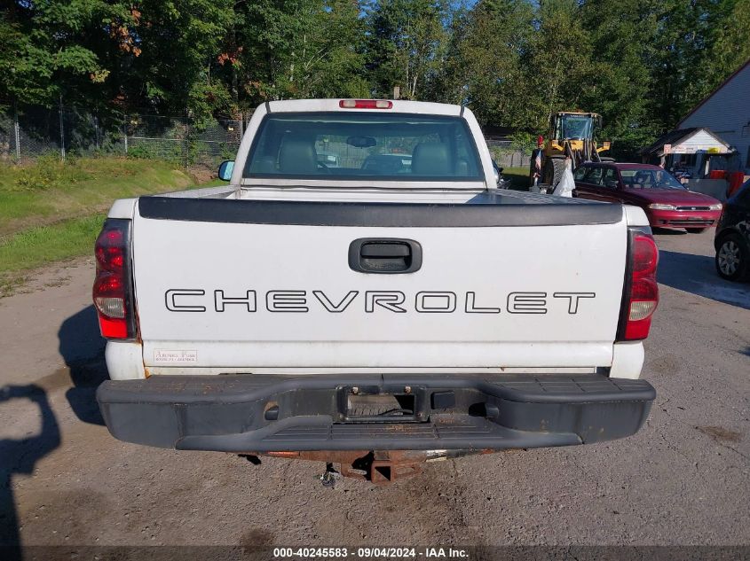 2006 Chevrolet Silverado 1500 Work Truck VIN: 3GCEC14X56G234052 Lot: 40245583