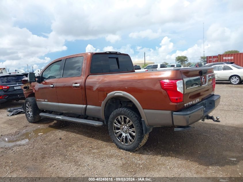 2018 Nissan Titan Xd Platinum Reserve Gas VIN: 1N6AA1F42JN517576 Lot: 40245615