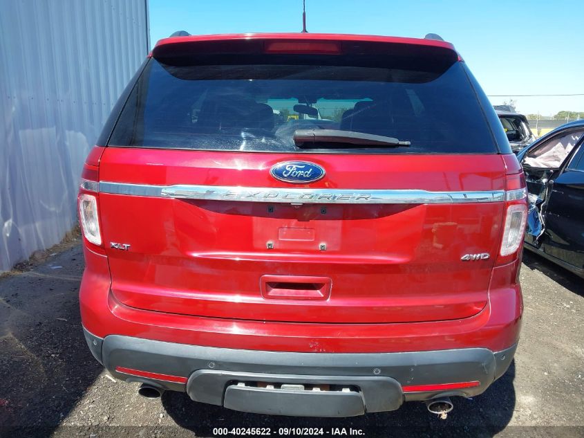 2013 Ford Explorer Xlt VIN: 1FM5K8D86DGA04576 Lot: 40245622