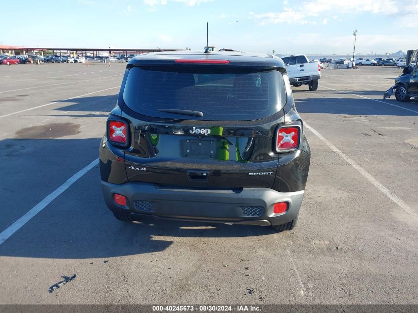 2018 Jeep Renegade Sport 4X4 VIN: ZACCJBAB9JPH99794 Lot: 40245673