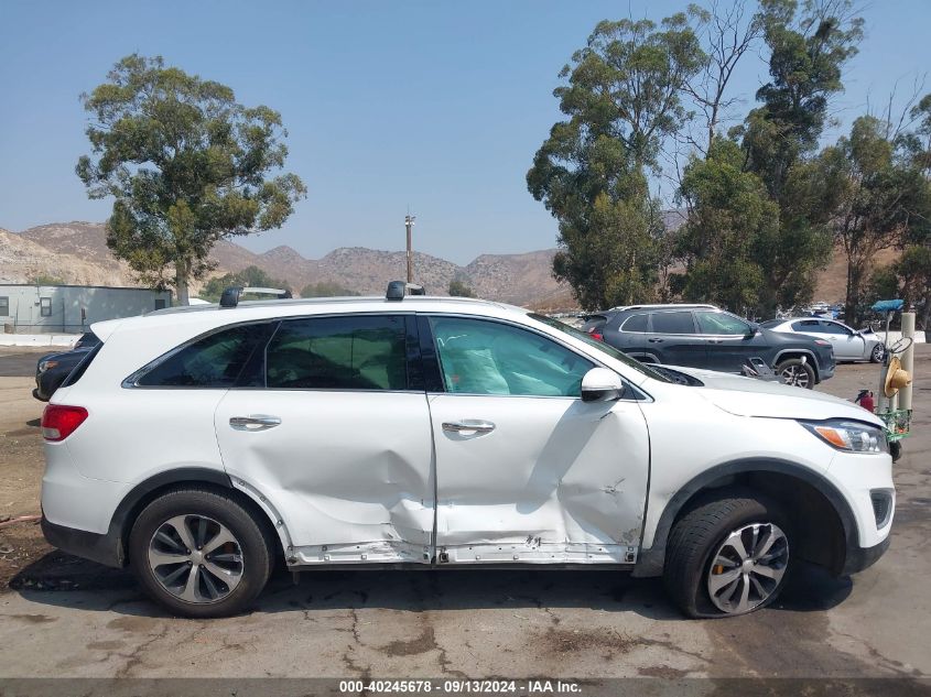 2018 Kia Sorento Lx/L VIN: 5XYPG4A31JG346211 Lot: 40245678