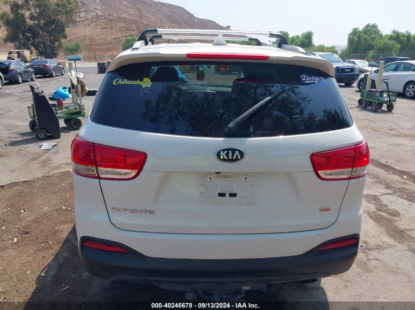 2018 KIA SORENTO 2.4L LX - 5XYPG4A31JG346211