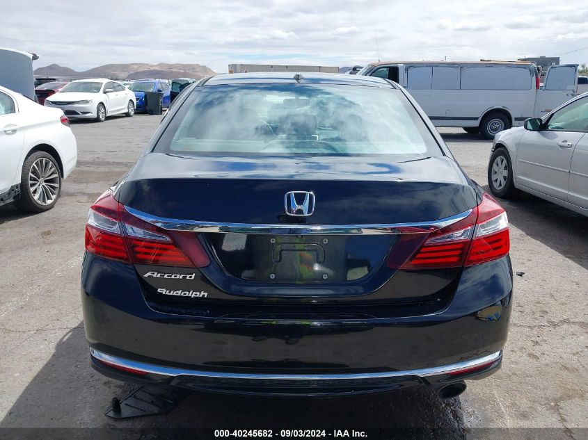 2016 Honda Accord Ex VIN: 1HGCR2F7XGA022838 Lot: 40245682