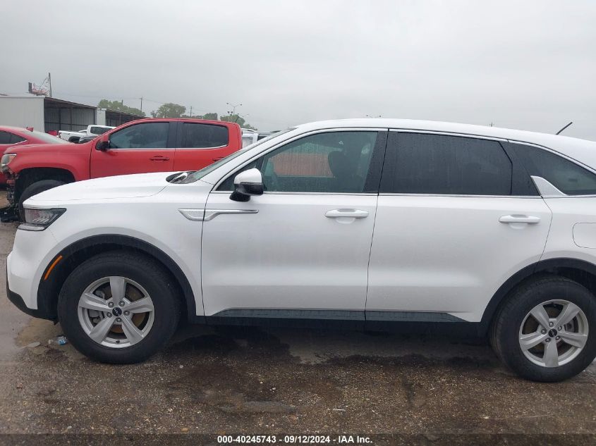 2022 Kia Sorento Lx VIN: 5XYRG4LC5NG112262 Lot: 40245743