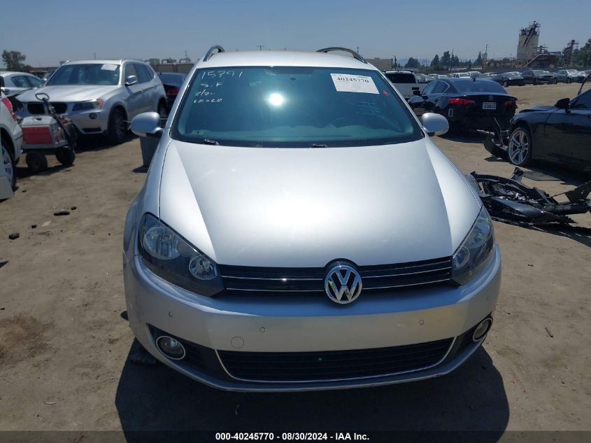 2013 Volkswagen Jetta Sportwagen 2.5L S/2.5L Se VIN: 3VWPP7AJ5DM692282 Lot: 40245770