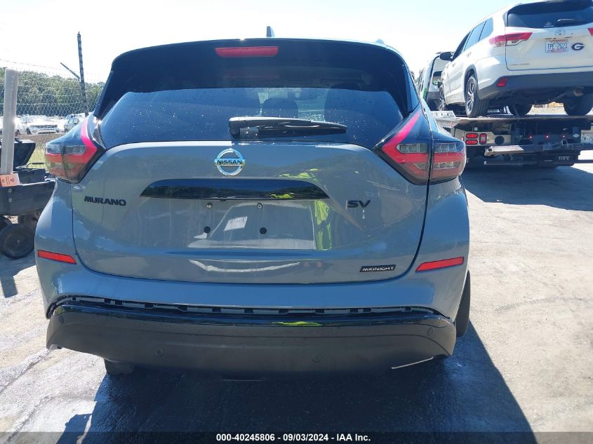 2022 Nissan Murano Sv Fwd VIN: 5N1AZ2BJ1NC125876 Lot: 40245806