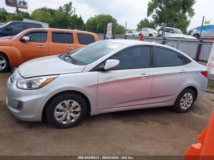 2016 Hyundai Accent Se VIN: KMHCT4AE1GU143575 Lot: 40245813