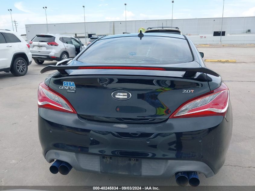 2014 Hyundai Genesis 2.0T Premium VIN: KMHHT6KD5EU120756 Lot: 40245834