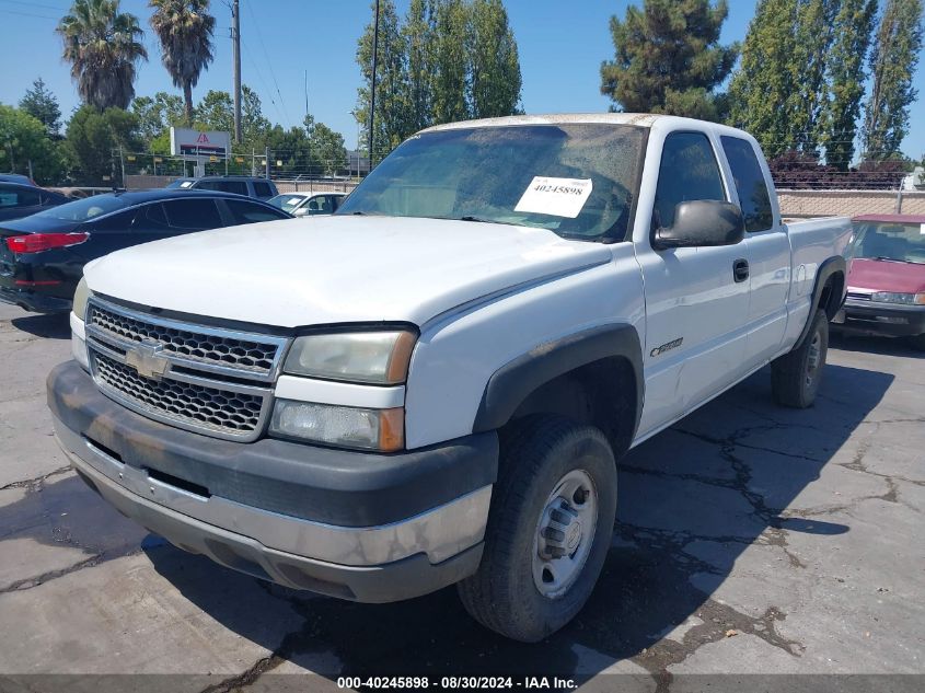 2005 Chevrolet Silverado 2500Hd Work Truck VIN: 1GCHC29U85E321659 Lot: 40245898