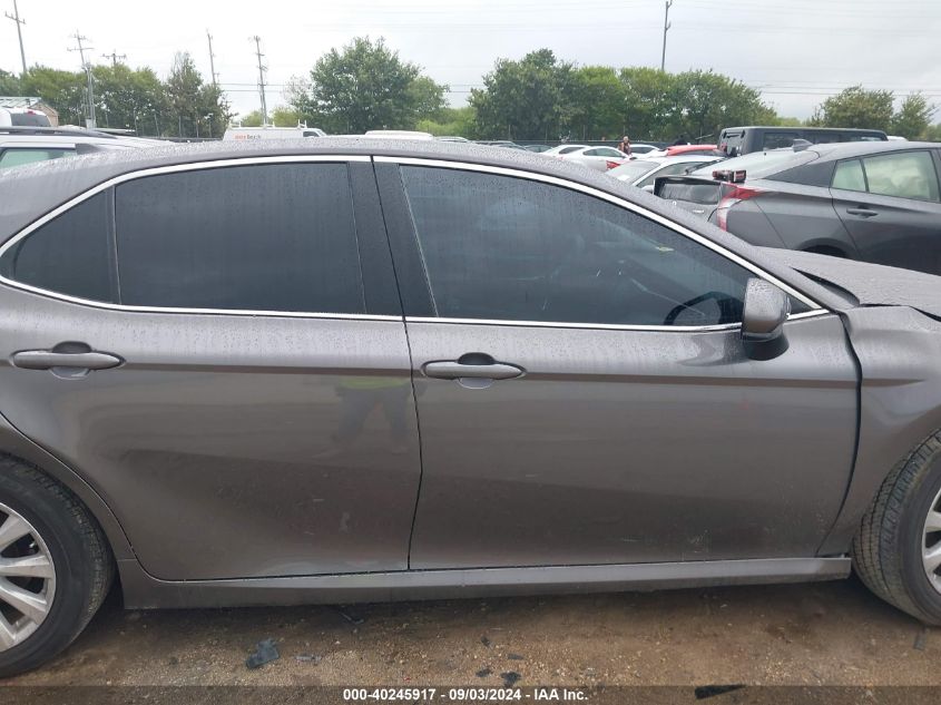 2019 Toyota Camry Le VIN: 4T1B11HK9KU247428 Lot: 40245917