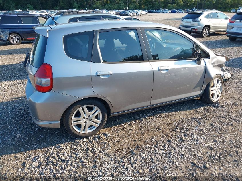 2007 Honda Fit Sport VIN: JHMGD38657S022246 Lot: 40245930