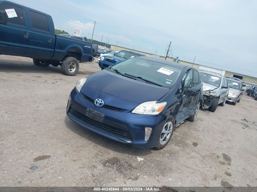 2013 Toyota Prius Two VIN: JTDKN3DU0D1634689 Lot: 40245944