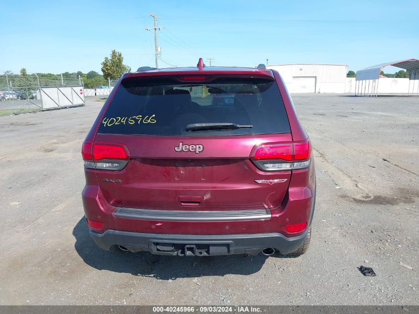 2017 Jeep Grand Cherokee Trailhawk 4X4 VIN: 1C4RJFLG5HC619980 Lot: 40245966