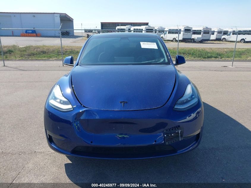 2020 Tesla Model Y Long Range Dual Motor All-Wheel Drive VIN: 5YJYGDEE5LF035228 Lot: 40245977