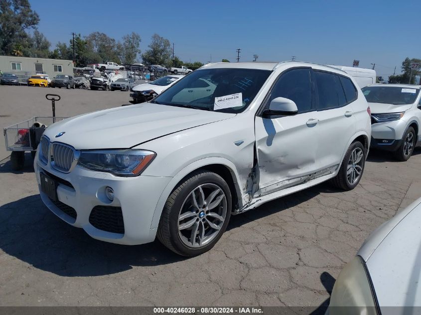 2017 BMW X3 SDRIVE28I - 5UXWZ7C33H0V87805