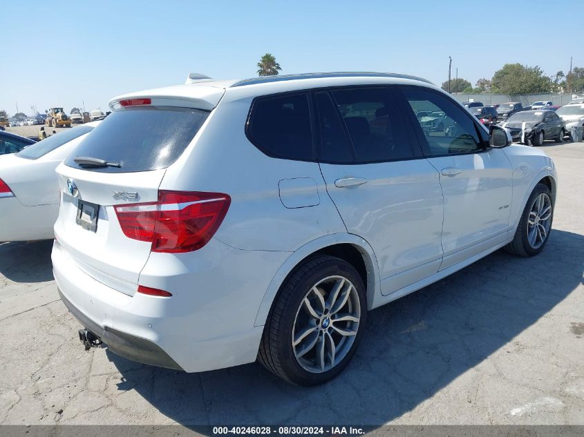 2017 BMW X3 SDRIVE28I - 5UXWZ7C33H0V87805