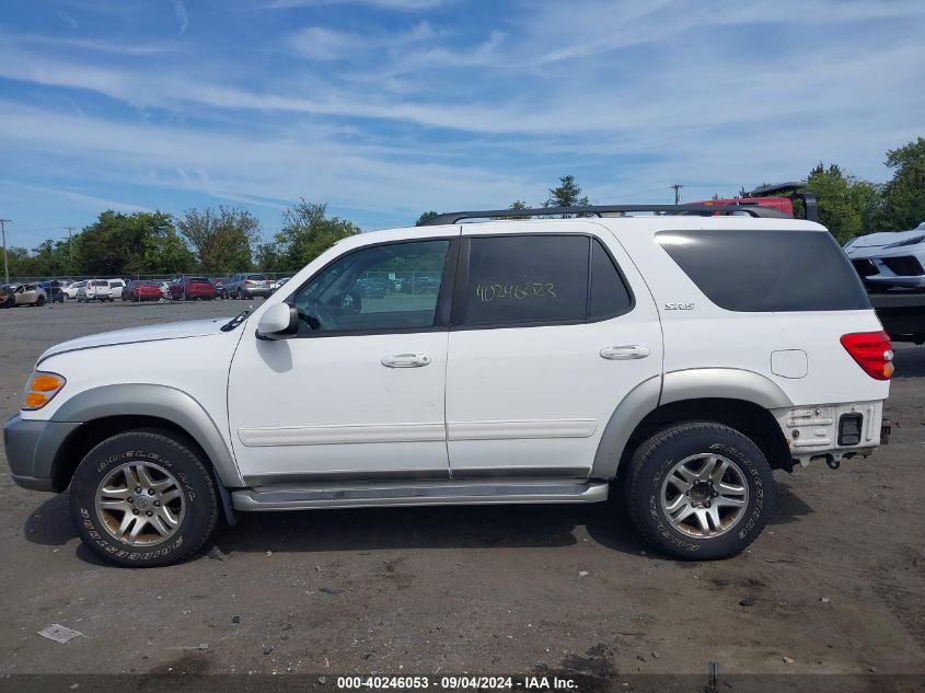 2004 Toyota Sequoia Sr5 V8 VIN: 5TDBT44A34S207687 Lot: 40246053