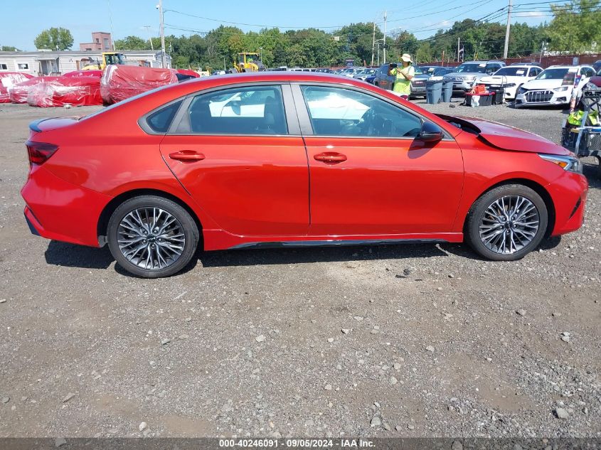 2022 Kia Forte Gt-Line VIN: 3KPF54AD6NE497848 Lot: 40246091