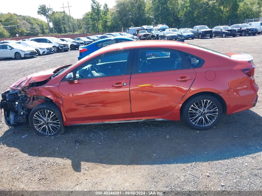 2022 Kia Forte Gt-Line VIN: 3KPF54AD6NE497848 Lot: 40246091