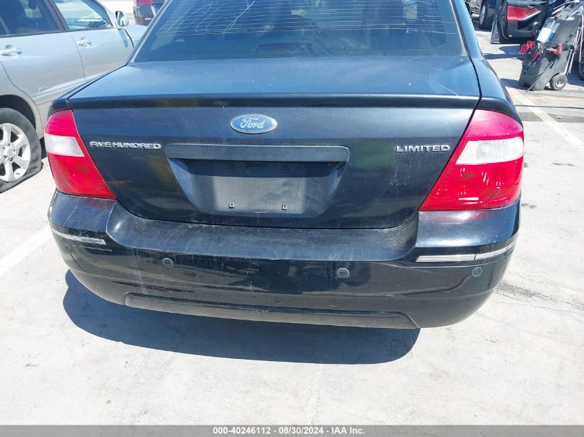 2005 Ford Five Hundred Limited VIN: 1FAFP25175G111135 Lot: 40246112