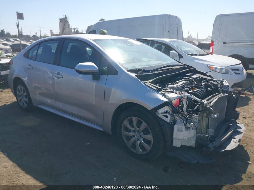 VIN 5YFEPMAE1NP331895 2022 TOYOTA COROLLA LE