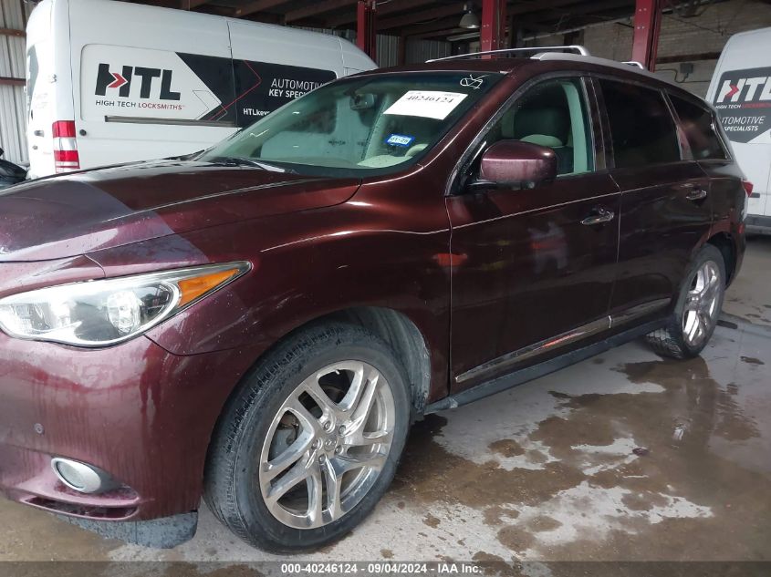 2013 Infiniti Jx35 VIN: 5N1AL0MMXDC304610 Lot: 40246124