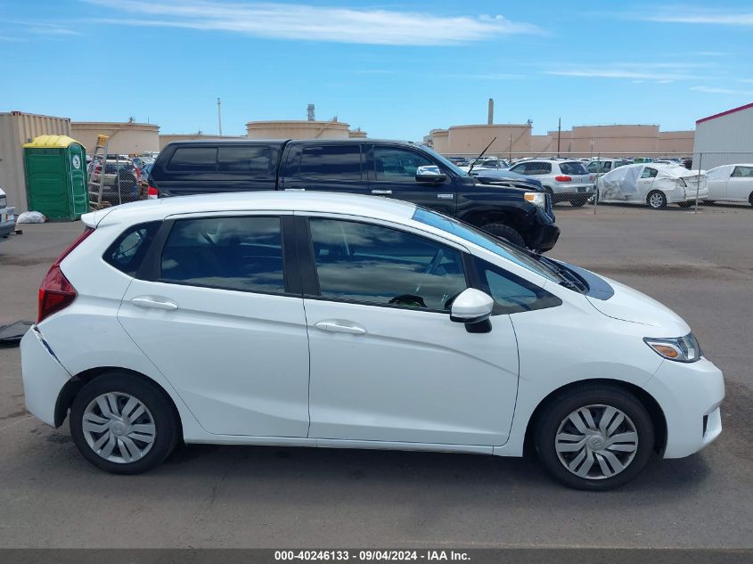 2015 Honda Fit Lx VIN: 3HGGK5H5XFM743505 Lot: 40246133