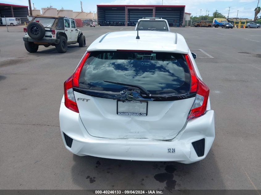 2015 Honda Fit Lx VIN: 3HGGK5H5XFM743505 Lot: 40246133