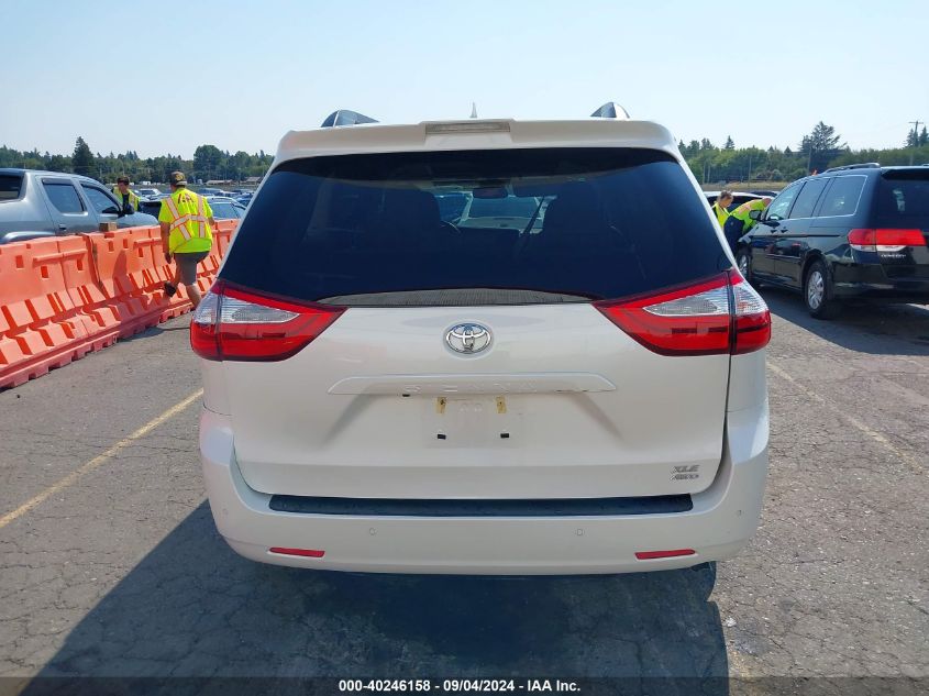 2018 Toyota Sienna Xle 7 Passenger VIN: 5TDDZ3DC1JS206228 Lot: 40246158