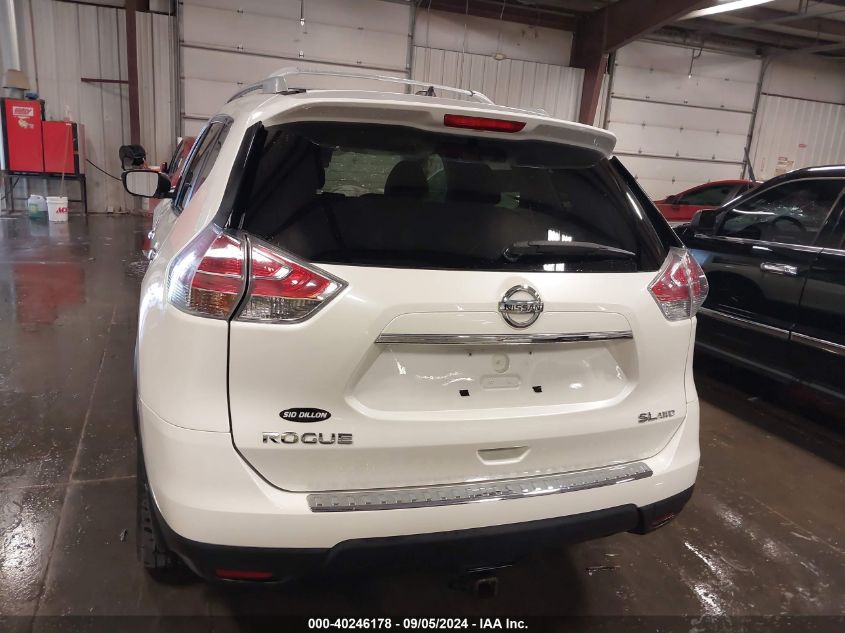 2016 Nissan Rogue Sl VIN: 5N1AT2MV9GC883498 Lot: 40246178