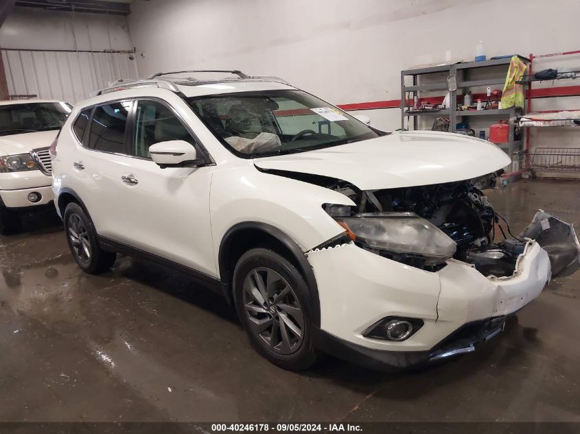 VIN 5N1AT2MV9GC883498 2016 Nissan Rogue, SL no.1