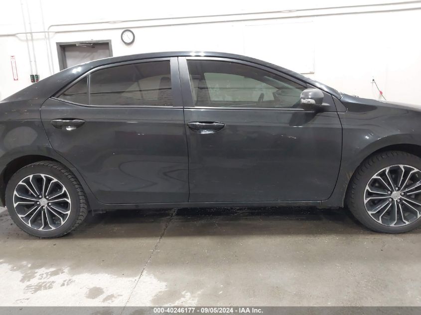 2015 Toyota Corolla S Plus VIN: 2T1BURHE3FC325869 Lot: 40246177