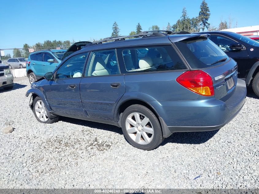 2006 Subaru Outback 2.5I VIN: 4S4BP61C967334569 Lot: 40246248