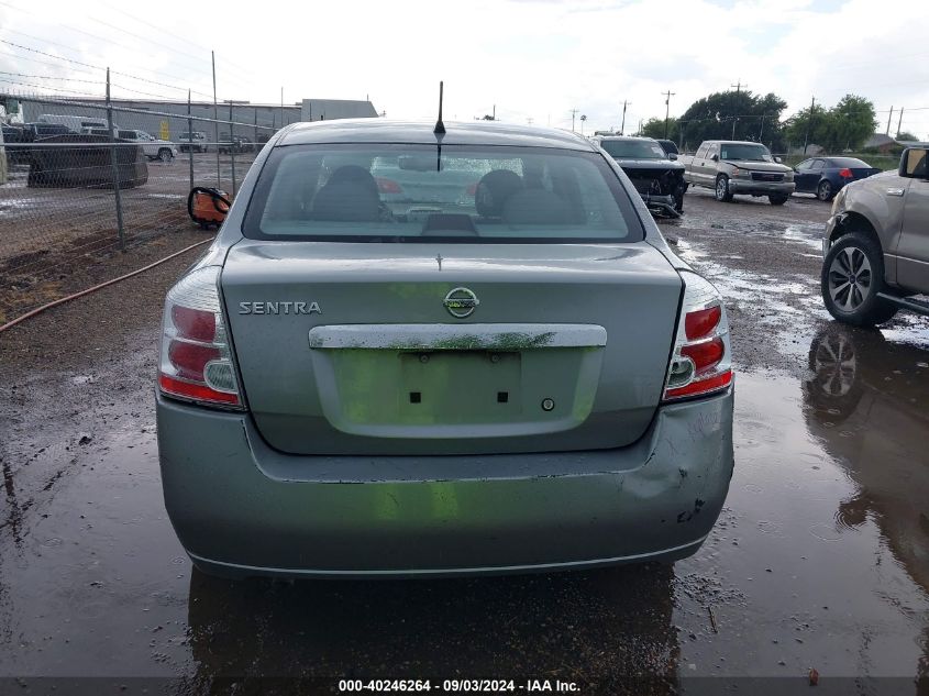 2010 Nissan Sentra 2.0 VIN: 3N1AB6AP3AL653393 Lot: 40246264