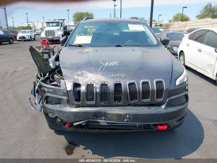 2018 Jeep Cherokee Trailhawk 4X4 VIN: 1C4PJMBX5JD512506 Lot: 40246315