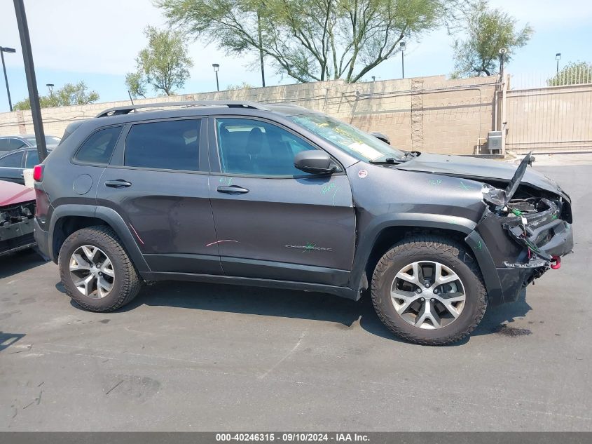 2018 Jeep Cherokee Trailhawk 4X4 VIN: 1C4PJMBX5JD512506 Lot: 40246315