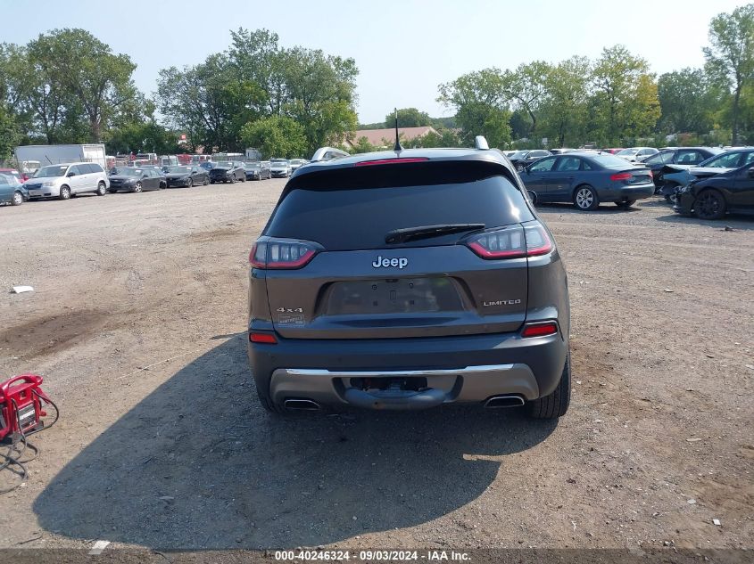 2019 Jeep Cherokee Limited 4X4 VIN: 1C4PJMDX4KD280592 Lot: 40246324