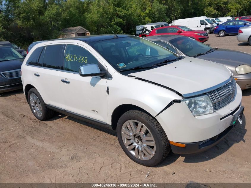 2010 Lincoln Mkx VIN: 2LMDJ8JC1ABJ11808 Lot: 40246338