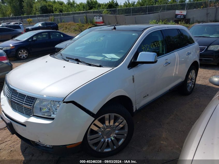 2010 Lincoln Mkx VIN: 2LMDJ8JC1ABJ11808 Lot: 40246338