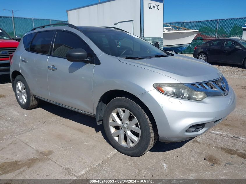 2011 Nissan Murano S/Sl/Le VIN: JN8AZ1MW0BW187789 Lot: 40246353