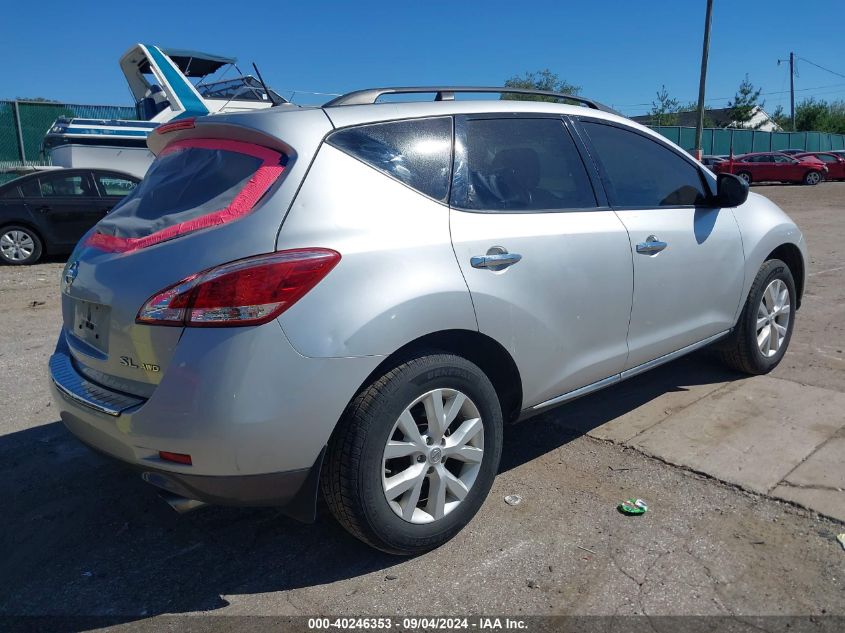 2011 Nissan Murano S/Sl/Le VIN: JN8AZ1MW0BW187789 Lot: 40246353